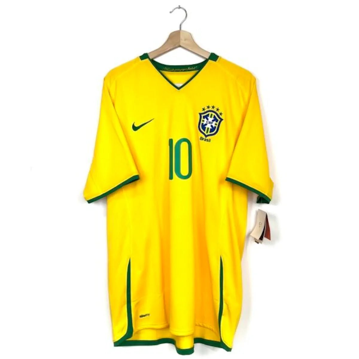 2008/10 Brésil Domicile - Ronaldinho 10 (XL) - Iconic Football Shop