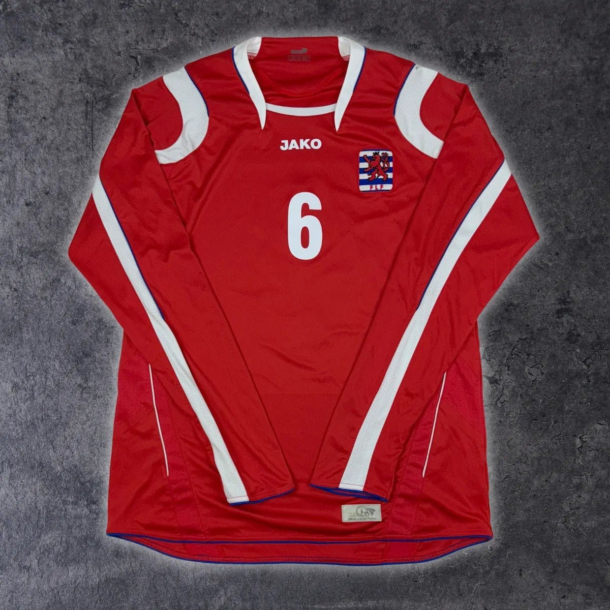 2008/10 Luxembourg Domicile - 6 *PORTÉ* (XL) - Iconic Football Shop