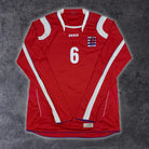 2008/10 Luxembourg Domicile - 6 *PORTÉ* (XL) - Iconic Football Shop