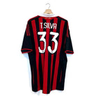 2009/10 AC Milan Domicile - T.Silva 33 (XL) - Iconic Football Shop