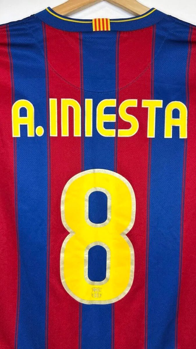 2009/10 Barcelone Domicile - A.Iniesta 8 (L) - Iconic Football Shop