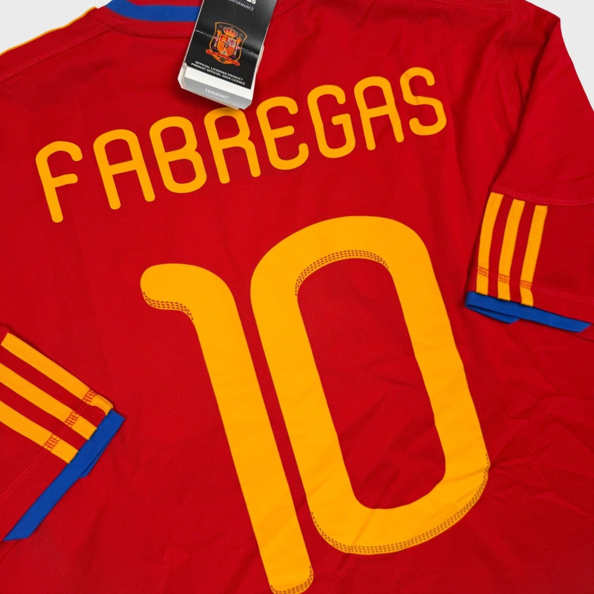 2009/10 Espagne Domicile - Fabregas 10 *WORLD CUP WINNERS* (L) - Iconic Football Shop
