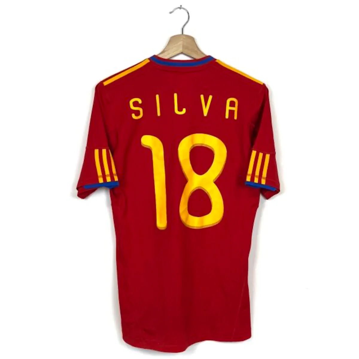 2009/10 Espagne Domicile - Silva 18 (S) - Iconic Football Shop