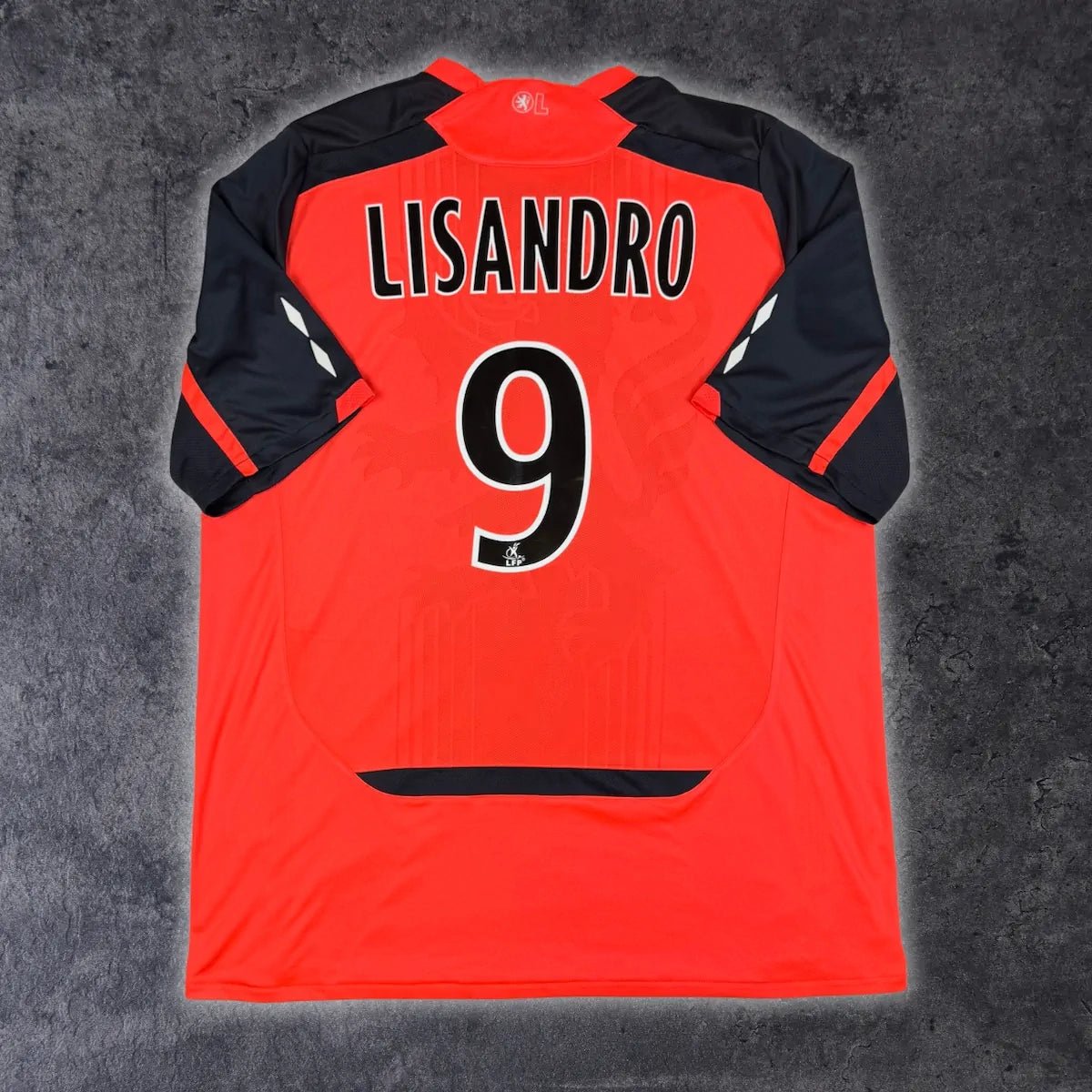 2009/10 Lyon Extérieur - Lisandro 9 (XL) - Iconic Football Shop
