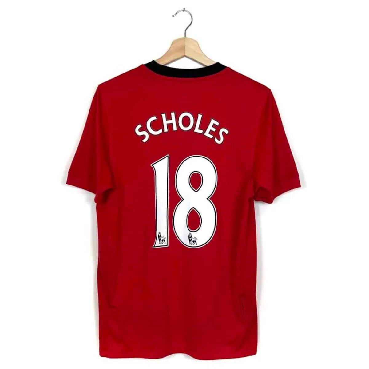 2009/10 Manchester United Domicile - Scholes 18 (S) - Iconic Football Shop