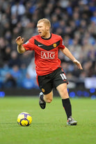 2009/10 Manchester United Domicile - Scholes 18 (S) - Iconic Football Shop