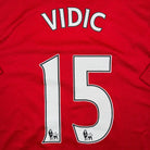 2009/10 Manchester United Domicile - Vidic 15 (XL) - Iconic Football Shop
