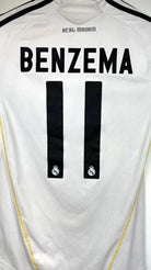 2009/10 Real Madrid Domicile - Benzema 11 (S) - Iconic Football Shop