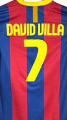 2010/11 Barcelone Domicile - David Villa 7 (L) - Iconic Football Shop