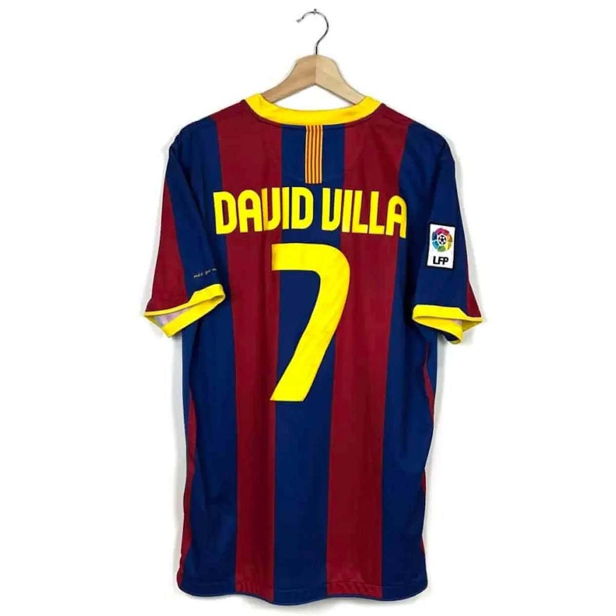 2010/11 Barcelone Domicile - David Villa 7 (L) - Iconic Football Shop
