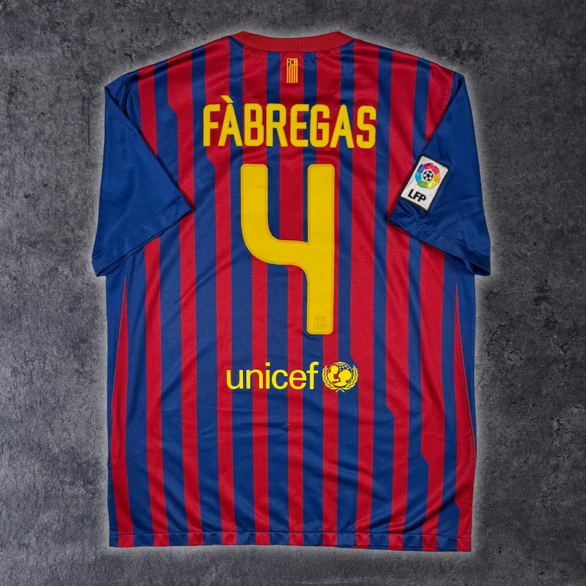 2011/12 Barcelone Domicile - Fabregas 4 (L) - Iconic Football Shop
