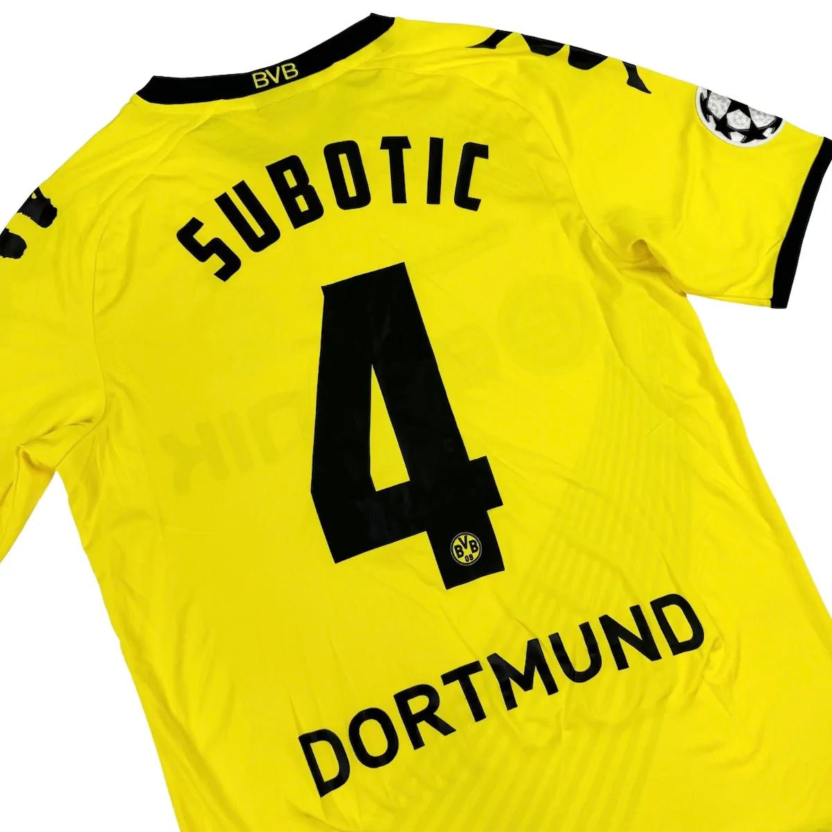 2011/12 Dortmund Domicile - Subotic 4 *CHAMPIONS LEAGUE* (S) - Iconic Football Shop