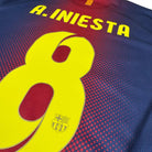 2012/13 Barcelone Domicile - A.Iniesta 8 (M) - Iconic Football Shop