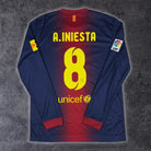 2012/13 Barcelone Domicile - A.Iniesta 8 (M) - Iconic Football Shop