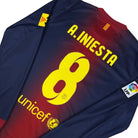 2012/13 Barcelone Domicile - A.Iniesta 8 (M) - Iconic Football Shop