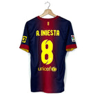 2012/13 Barcelone Domicile - A.Iniesta 8 (S) - Iconic Football Shop