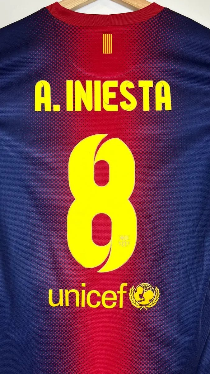 2012/13 Barcelone Domicile - A.Iniesta 8 (S) - Iconic Football Shop