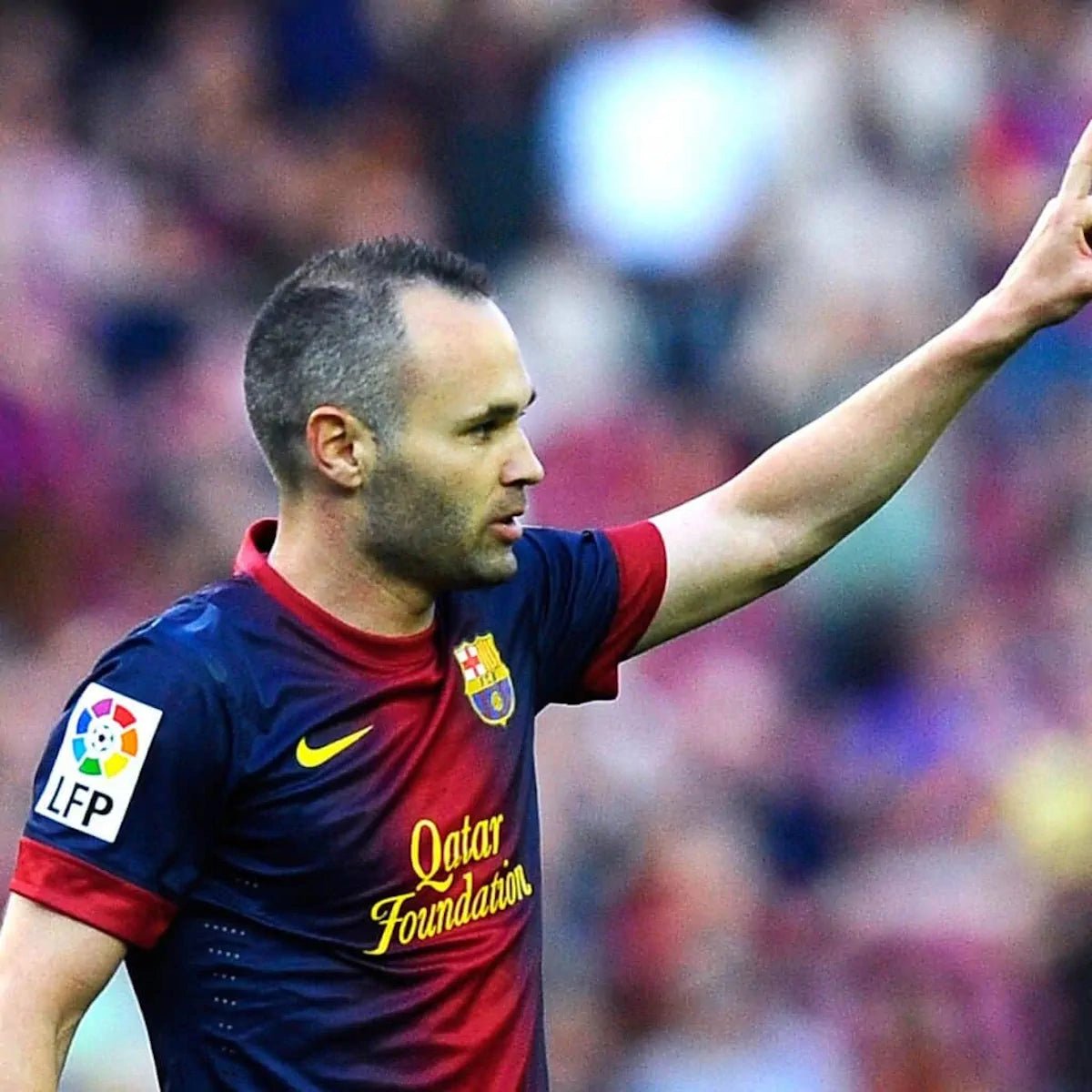 2012/13 Barcelone Domicile - A.Iniesta 8 (XL) - Iconic Football Shop