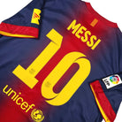 2012/13 Barcelone Domicile - Messi 10 (L) - Iconic Football Shop