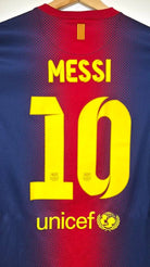2012/13 Barcelone Domicile - Messi 10 (S) - Iconic Football Shop