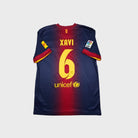 2012/13 Barcelone Domicile - Xavi 6 (M) - Iconic Football Shop