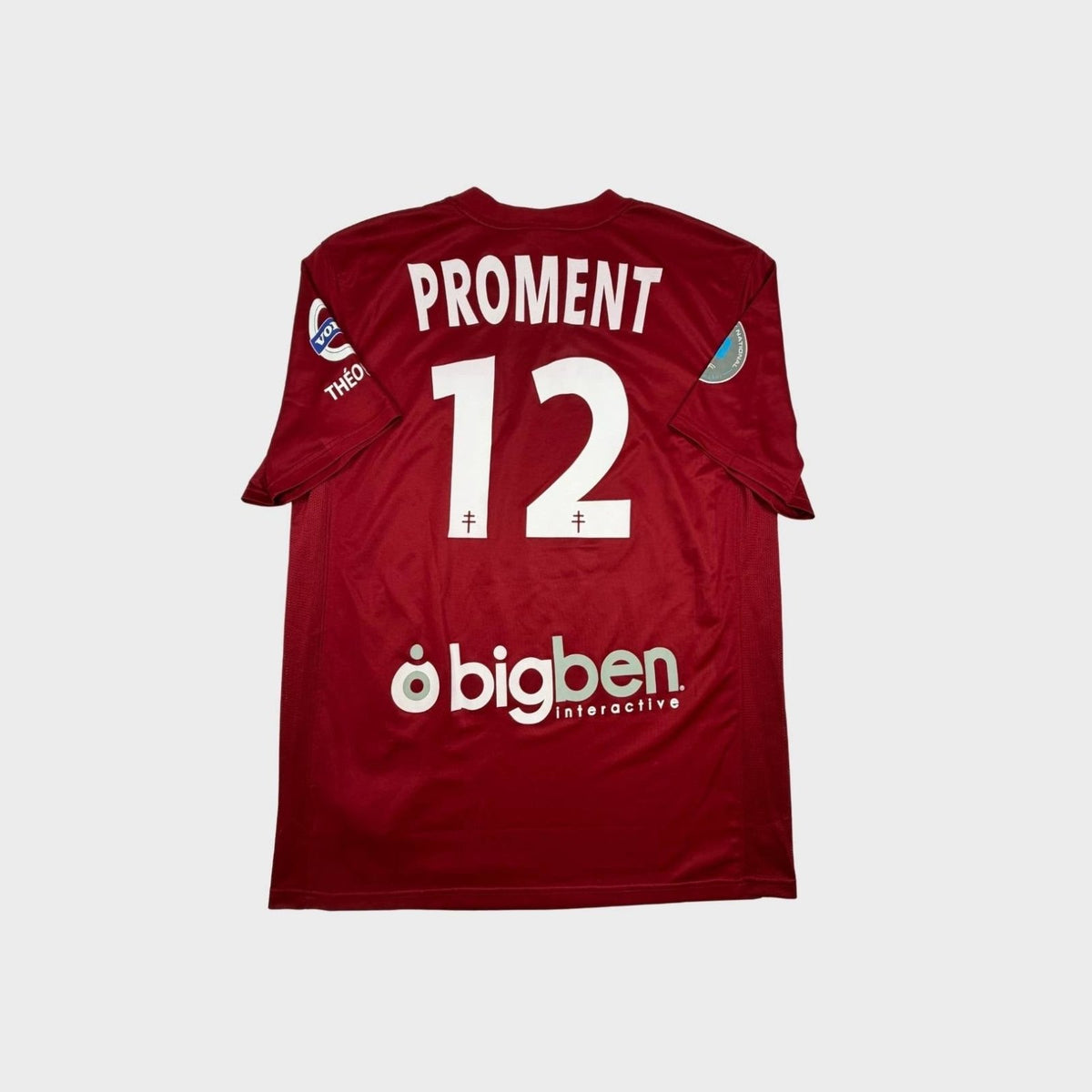 2012/13 FC Metz Domicile - Proment 12 *PRÉPARÉ / PORTÉ* (L) - Iconic Football Shop