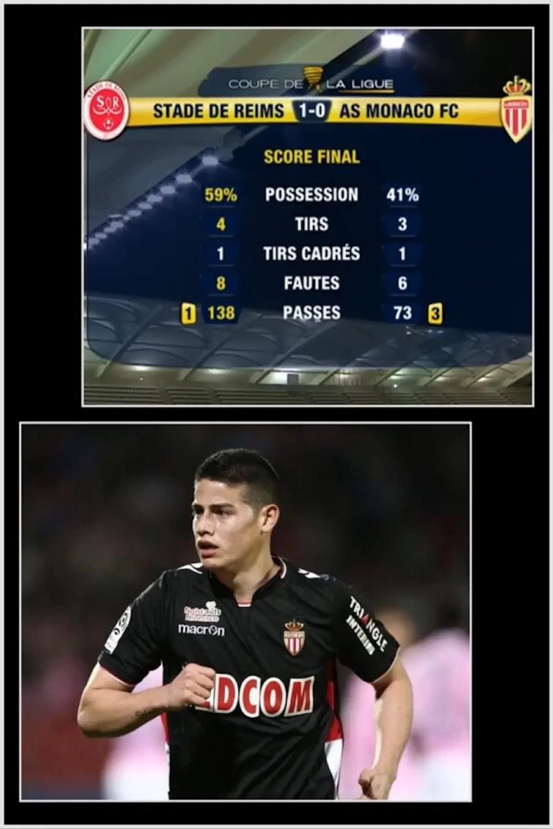 2013/14 AS Monaco Extérieur - James 10 *PORTÉ* (M) - Iconic Football Shop