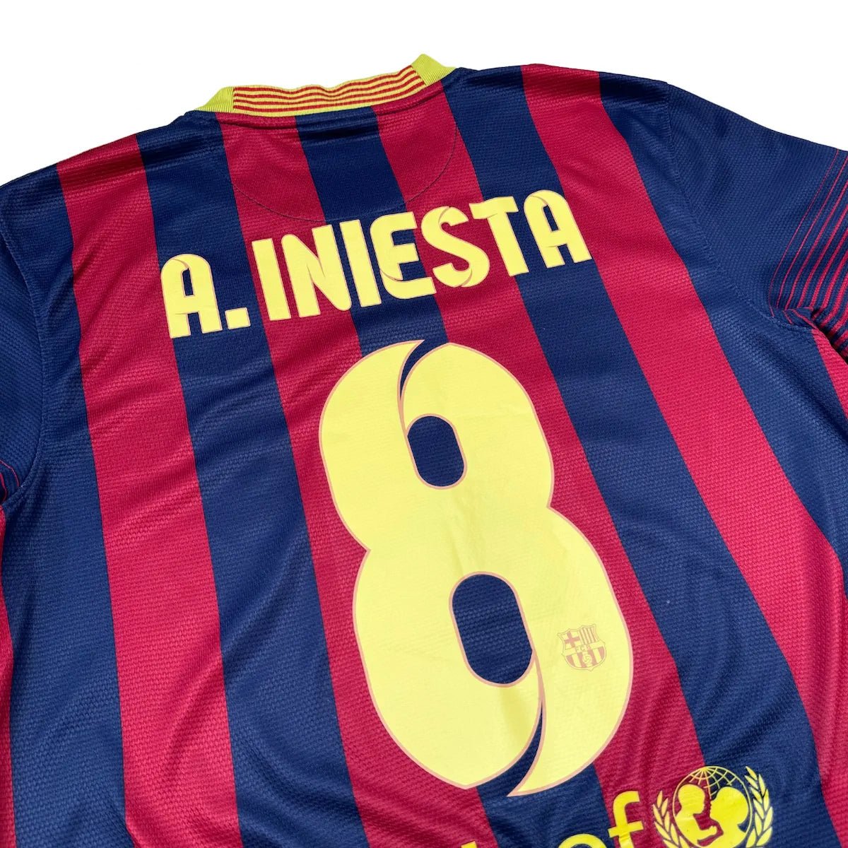 2013/14 Barcelone Domicile - A.Iniesta 8 (S) - Iconic Football Shop