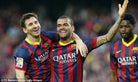 2013/14 Barcelone Domicile - Dani Alves 2 (L) - Iconic Football Shop
