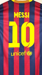 2013/14 Barcelone Domicile - Messi 10 (XL) - Iconic Football Shop