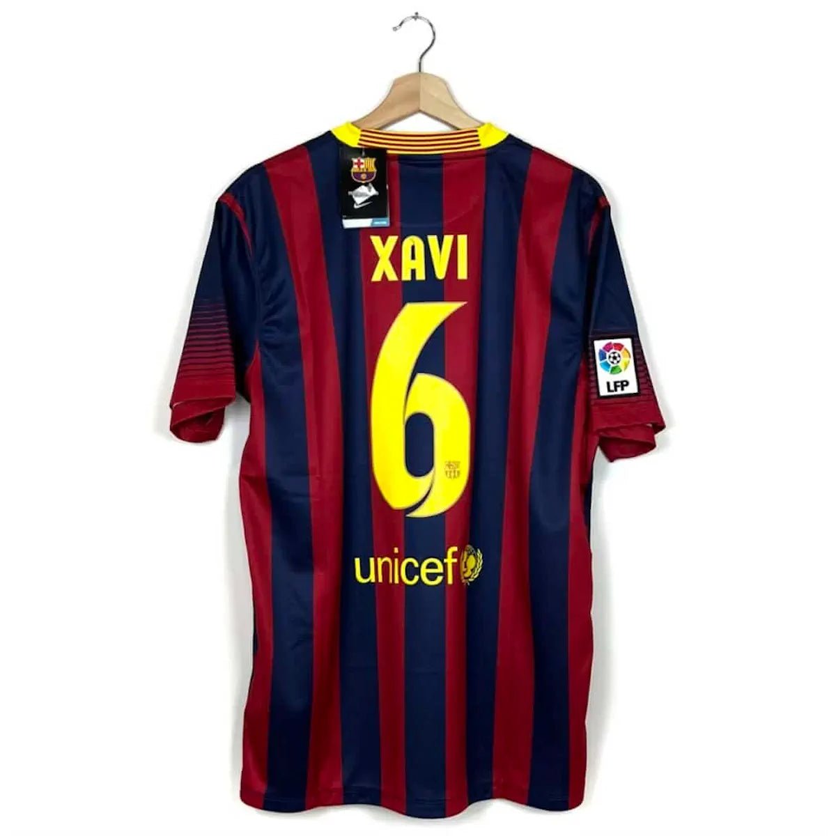 2013/14 Barcelone Domicile - Xavi 6 (L) - Iconic Football Shop