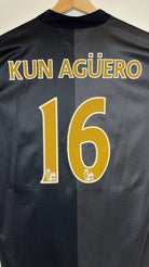 2013/14 Manchester City Extérieur - Kun Agüero 16 (L) - Iconic Football Shop