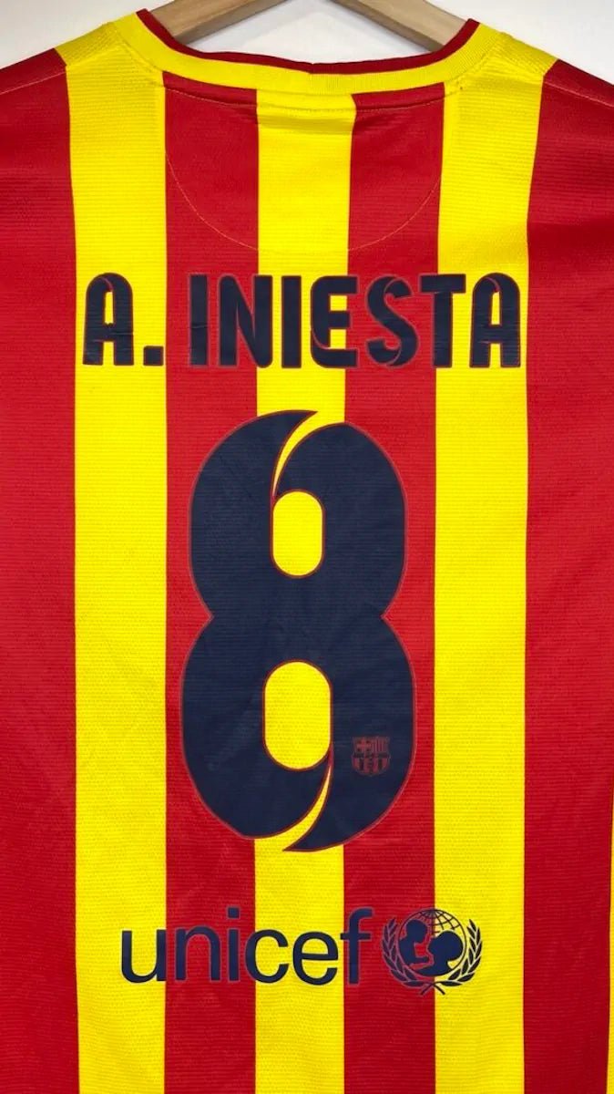 2013/15 Barcelone Extérieur - A.Iniesta 8 (L) - Iconic Football Shop