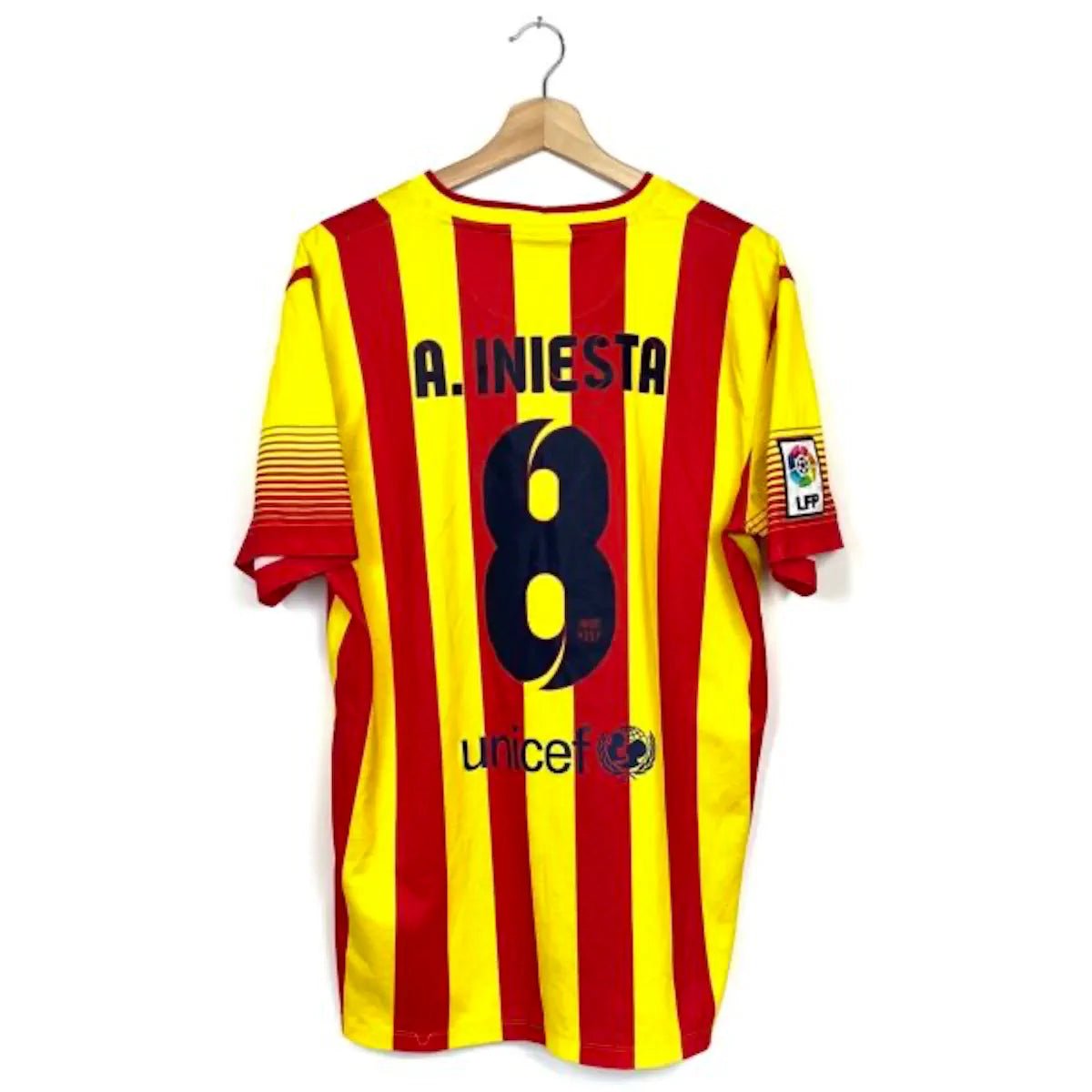 2013/15 Barcelone Extérieur - A.Iniesta 8 (L) - Iconic Football Shop
