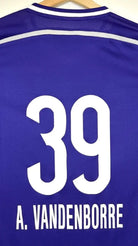 2014/15 Anderlecht Domicile - A.Vandenborre 39 (L) - Iconic Football Shop