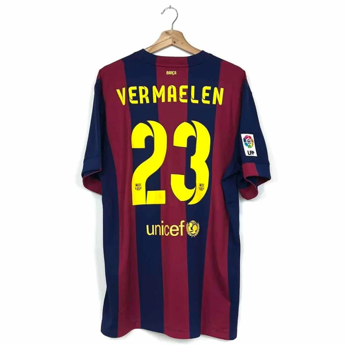 2014/15 Barcelone Domicile - Vermaelen 23 (XL) - Iconic Football Shop