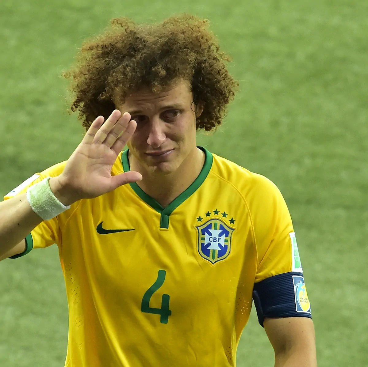 2014/15 Brésil Domicile - David Luiz 4 (L) - Iconic Football Shop