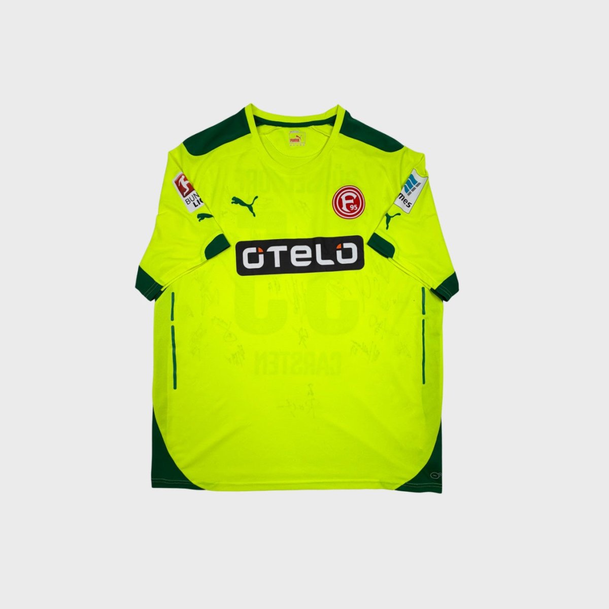 2014/15 Fortuna Düsseldorf Third - Carsten 35 *SIGNÉ* (2XL) - Iconic Football Shop