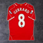 2014/15 Liverpool Domicile - Gerrard 8 (S) - Iconic Football Shop