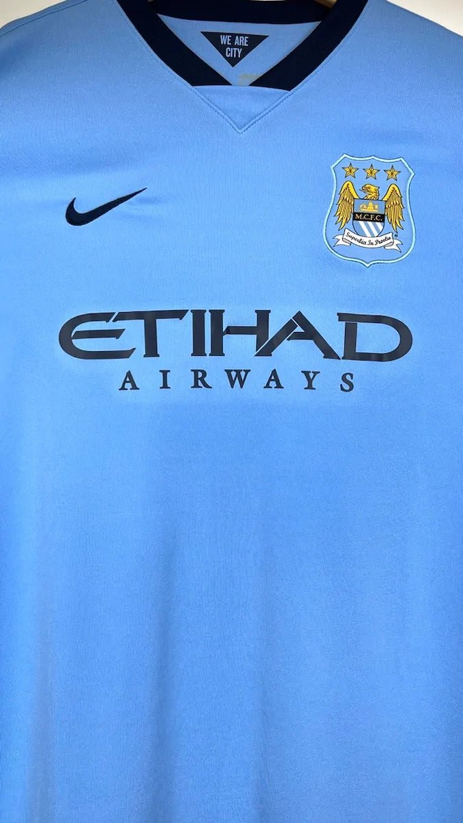 2014/15 Manchester City Domicile - Kompany 4 (XL) - Iconic Football Shop
