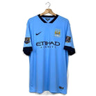 2014/15 Manchester City Domicile - Kompany 4 (XL) - Iconic Football Shop