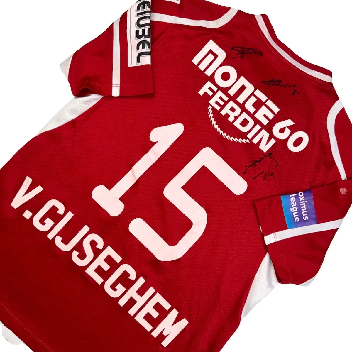 2014/15 Mons Domicile - V.Gijseghem 15 *PORTÉ / SIGNÉ* (M) - Iconic Football Shop