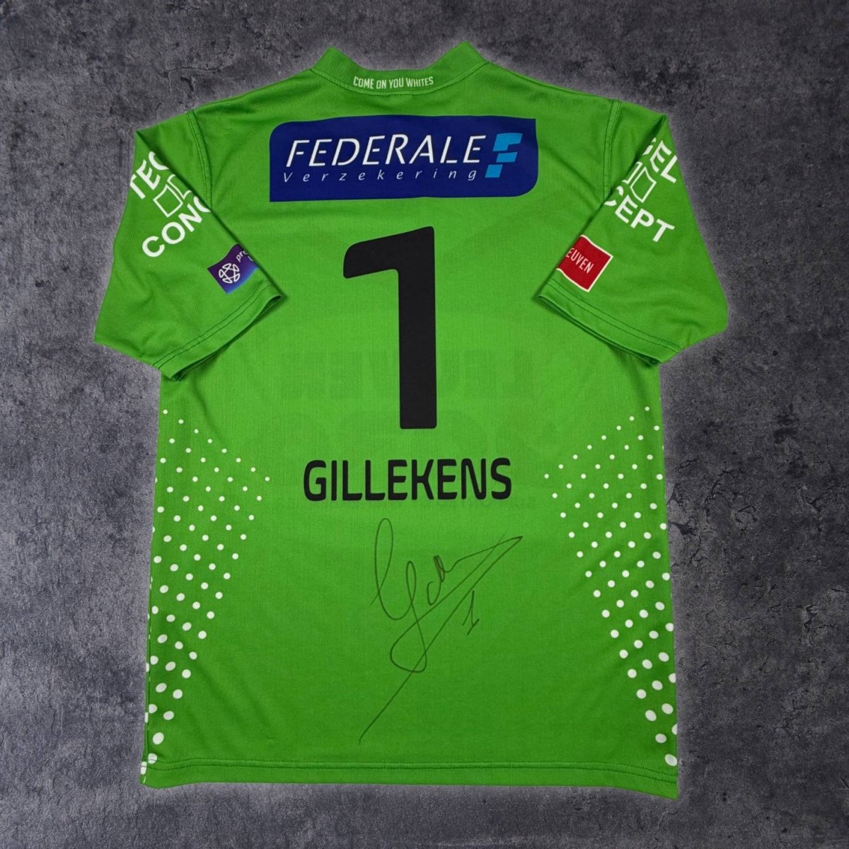 2014/15 OHL Goal Keeper - Gillekens 1 *PRÉPARÉ / PORTÉ / SIGNÉ* (M) - Iconic Football Shop