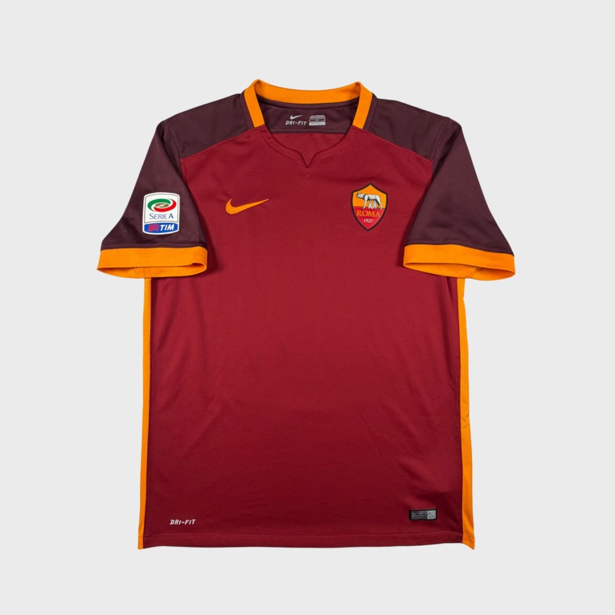 2015/16 AS Roma Domicile - Dzeko 9 (L) - Iconic Football Shop