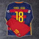 2015/16 Barcelone Domicile - Jordi Alba 18 *COMPLET* (L) - Iconic Football Shop