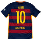 2015/16 Barcelone Domicile - Messi 10 (S) - Iconic Football Shop