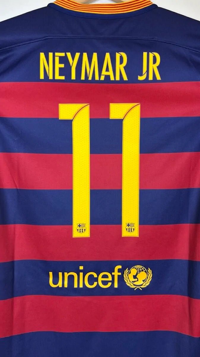 2015/16 Barcelone Domicile - Neymar Jr 11 (M) - Iconic Football Shop