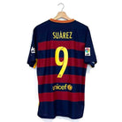 2015/16 Barcelone Domicile - Suárez 9 (L) - Iconic Football Shop