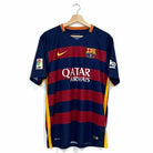 2015/16 Barcelone Domicile - Suárez 9 (L) - Iconic Football Shop