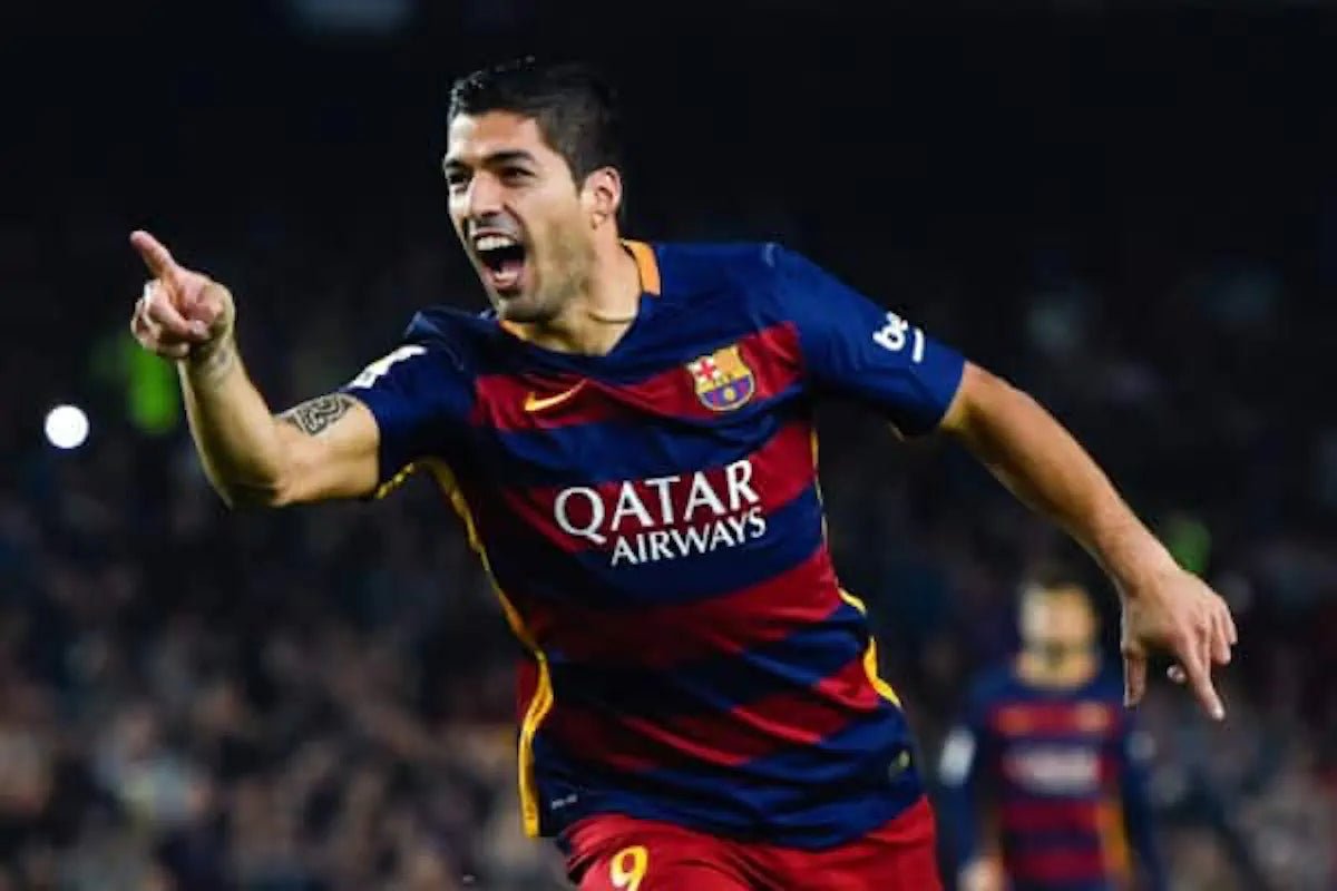 2015/16 Barcelone Domicile - Suárez 9 (M) - Iconic Football Shop